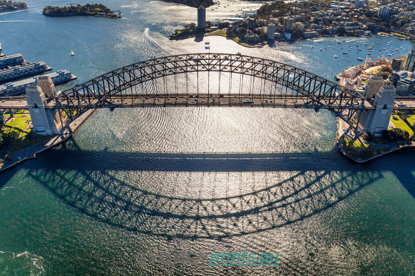 Harbour Bridge Shadow - 140908-A407