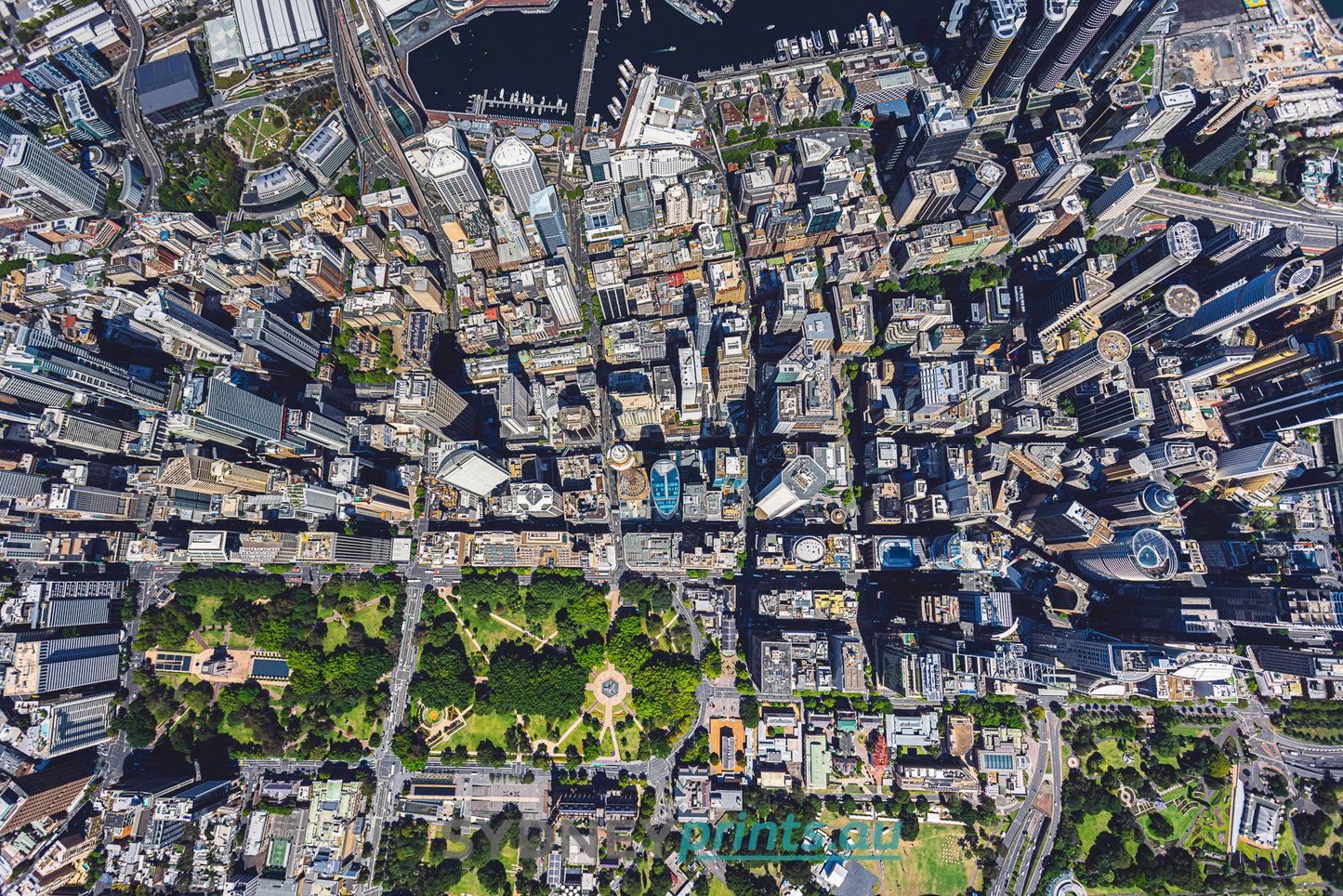 Sydney CBD Birds-Eye - 230115-A394