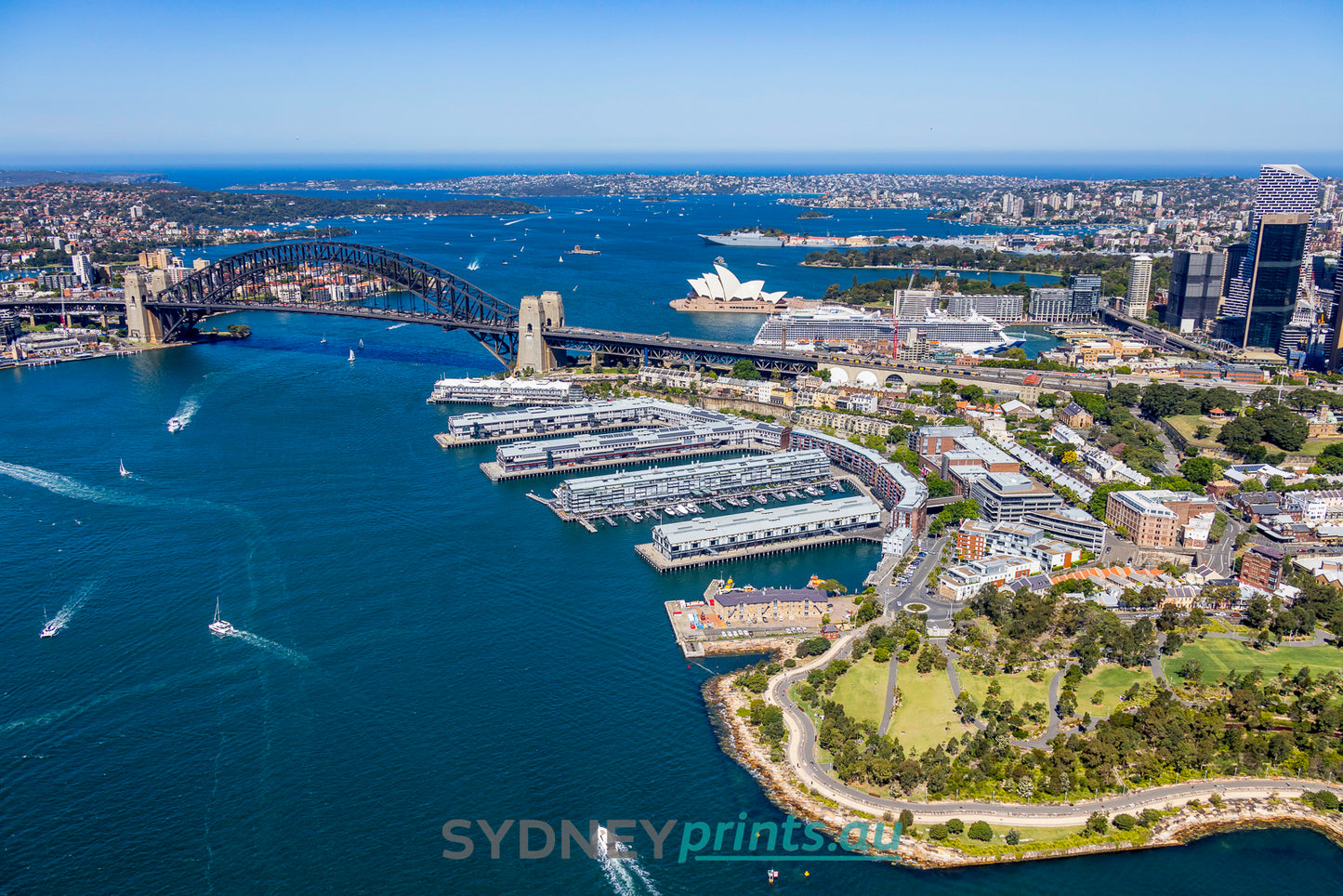Sydney Harbour From Millers Point - 231119-A582