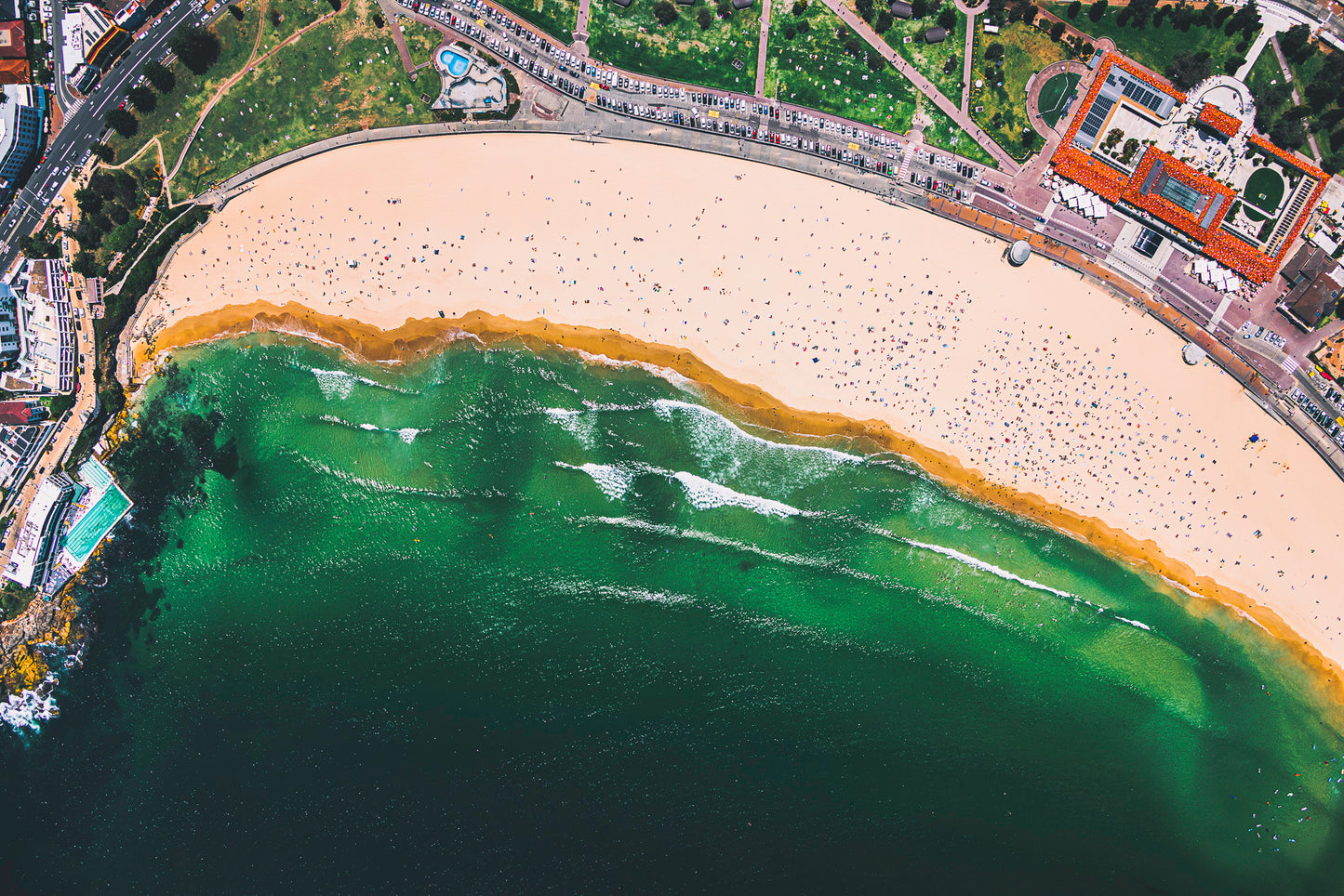 Bondi Beach Vertical Art Photo Print