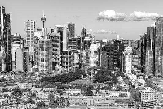 Black and White Skyline - 240718-A601