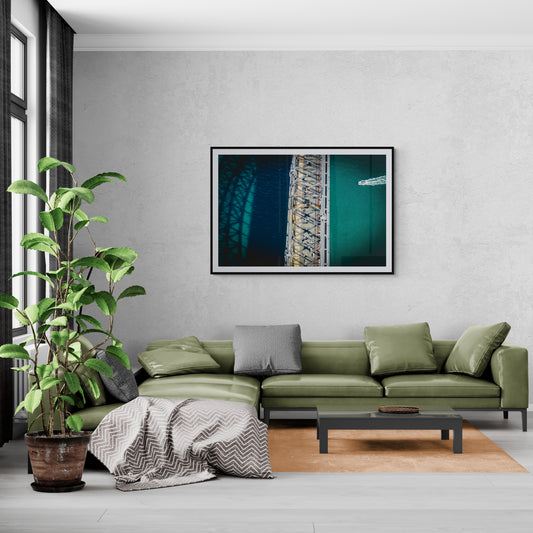 Harbour Bridge Vertical Abstract - 160410-A351