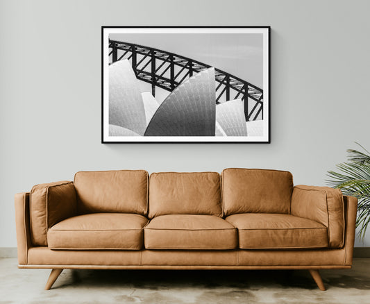 Opera House and Bridge Abstract - 121031-G010