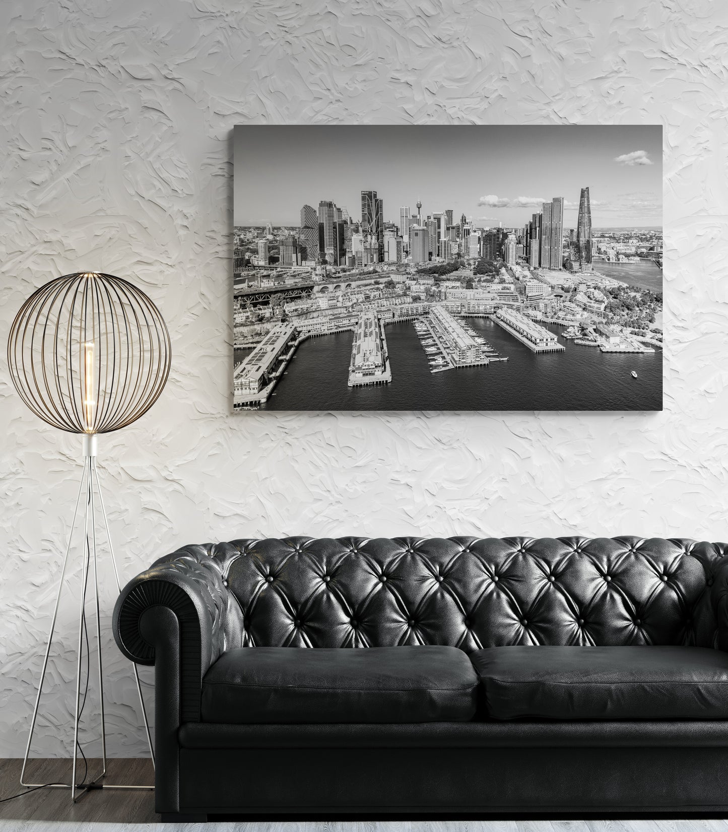 Black and White Skyline - 240718-A601