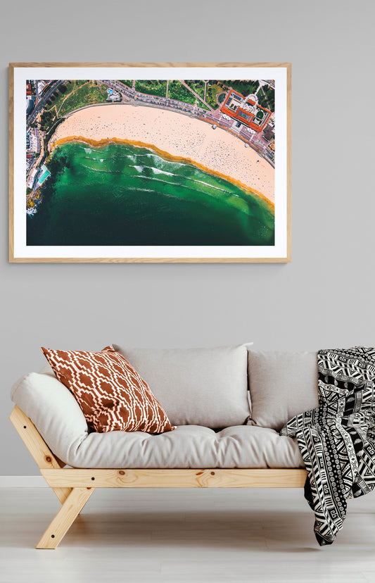 Bondi Beach Vertical Art Photo Print