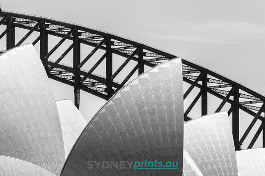 Opera House and Bridge Abstract - 121031-G010