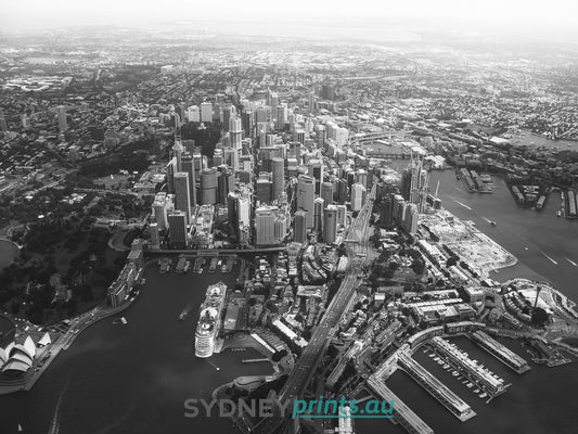 Sydney CBD B&W - 150125-A222