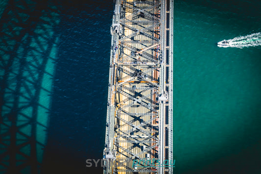 Harbour Bridge Vertical Abstract - 160410-A351