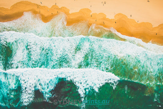 Bondi Surf Abstract - 180916-A185