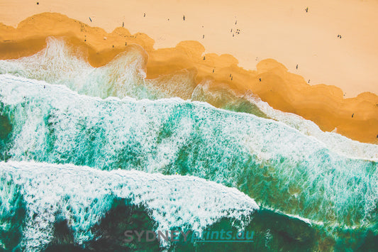 Bondi Surf Abstract - 180916-A187