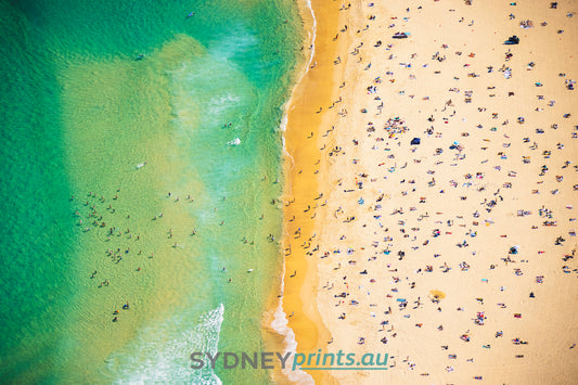 Busy Bondi Beach