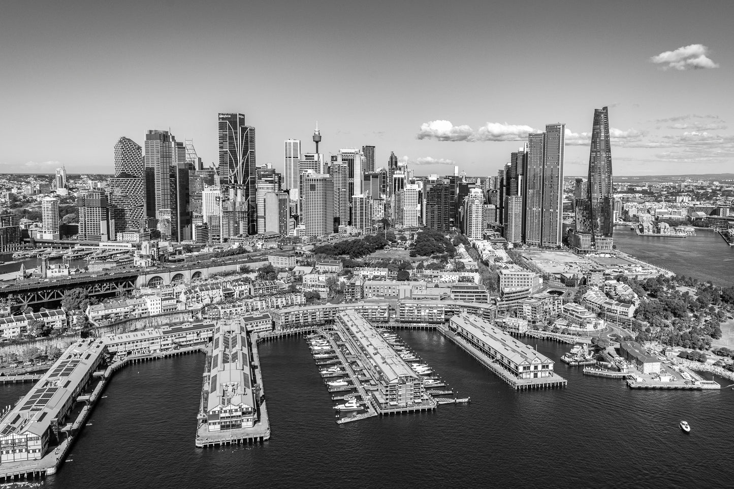 Black and White Skyline - 240718-A601